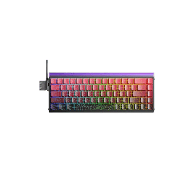 At Home AULA HERO 68 RGB Wired Gaming Keyboard Side-Engraved Keycaps Gradient Black/Red Dragon King Magnetic Switch