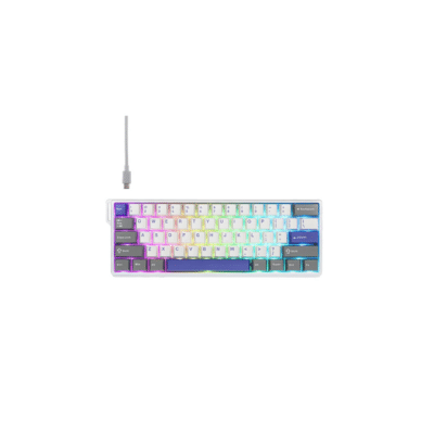 AULA WIN60 HE Max Edition RGB Wired Gaming Keyboard White/Grey/Blue Wing Chun Magnetic Switch