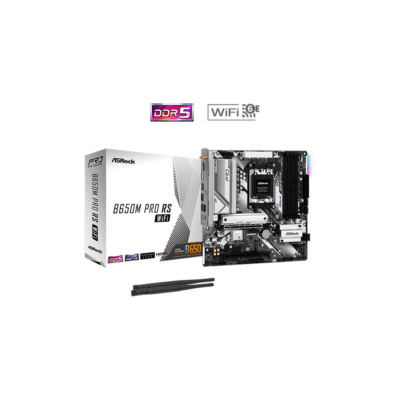 ASRock B650M Pro RS WiFi AM5 Micro-ATX Motherboard DDR5