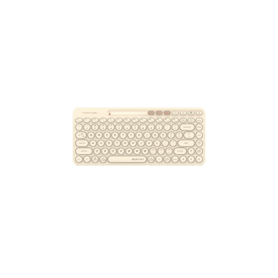A4Tech Fstyler FBK36C AS Wireless Keyboard Bluetooth / 2.4G Dual Mode Compact Layout Model FBK36C Cafe Latte