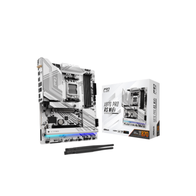 ASRock X870 Pro RS WiFi ATX Motherboard AMD X870 (AM5) DDR5