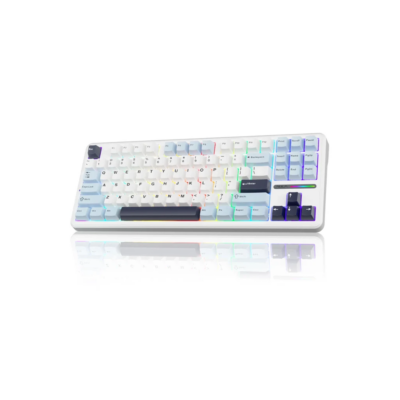 AULA F87 Wired Mechanical RGB Graywood V3 Switch Blue/White/Purple