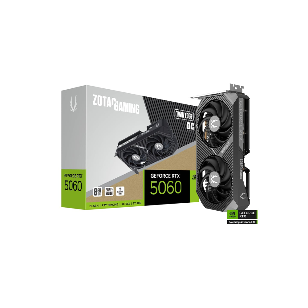 Zotac GAMING GeForce RTX 5060 Twin Edge OC 8GB GDDR7 Zotac GAMING GeForce RTX 5060 Twin Edge OC 8GB GDDR7