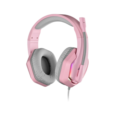 2E GAMING HG315 7.1 Surround Gaming Headset USB-A RGB Lighting 2m Cable Pink