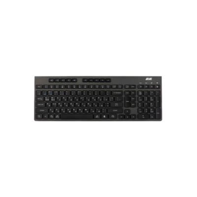 2E KS270 105-Key Membrane Keyboard Wireless / Bluetooth EN/UK/RU Layout Grey-Black