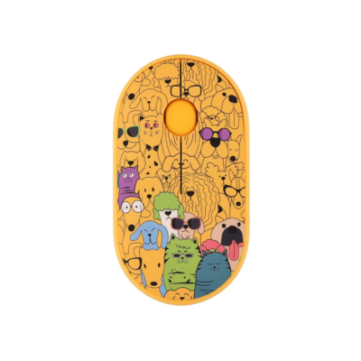 2E MF300 PETS:CATS&DOGS Silent Wireless Mouse Bluetooth / 2.4GHz Wireless