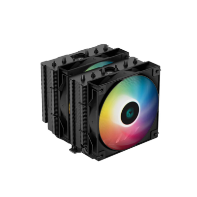 DEEPCOOL AG620 BK ARGB V2 Dual-Tower CPU Air Cooler Black ARGB