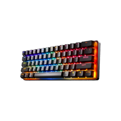 SteelSeries Apex Pro Mini 61-Key Mechanical Gaming Keyboard OmniPoint HyperMagnetic Switches