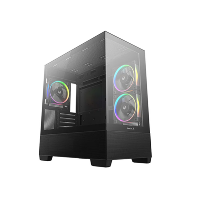 DEEPCOOL CG380 3F Mini Tower Case Black