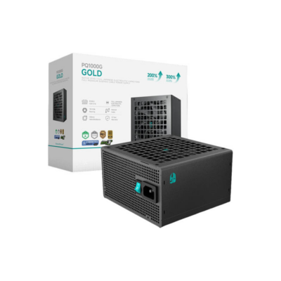 DEEPCOOL PQ1000G 1000W Power Supply Black ATX12V v3.1 80 PLUS Gold Fully Modular