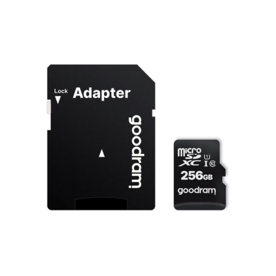 GOODRAM M1AA-2560R12 256GB MicroSD Class 10 UHS-I Adapter Included