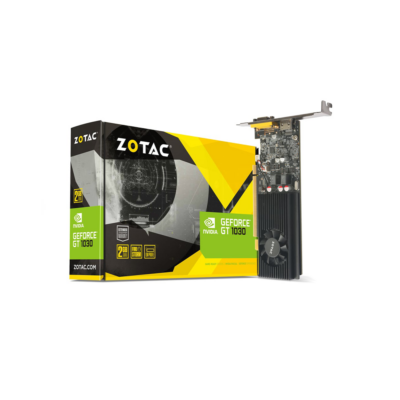 ZOTAC GeForce GT 1030 Low Profile 2GB GDDR5 Low-Profile Cooling Black