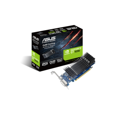 ASUS GeForce GT 1030 Silent Low Profile 2GB GDDR5 Low-Profile Passive Cooling Black