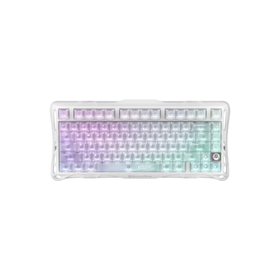 GravaStar Mercury K1 Lite 80-Key Mechanical Gaming Keyboard GravaStar × BSUN Grey Linear Switches