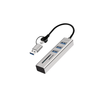 LogiLink UA0445 USB 3.0 Hub Silver