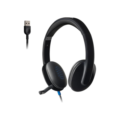 Logitech H540 USB Computer Headset Wired Stereo On-Ear Headset