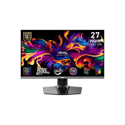 MSI MAG 272QP QD-OLED X50 26.5" WQHD 2560x1440 Flat QD-OLED 500Hz 0.03ms GTG