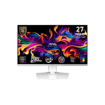 MSI MAG 272QPW QD-OLED X28 26.5" WQHD 2560x1440 Flat QD-OLED 280Hz 0.03ms GTG