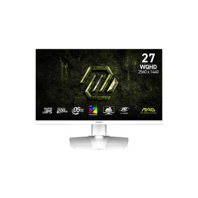 MSI MAG 274QRFW-E20 27″ IPS Gaming Monitor 2560×1440 200Hz 0.5ms