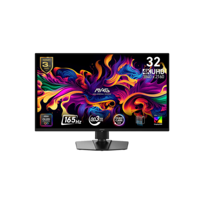 MSI MAG 322UP-E16 31.5″ QD-OLED Gaming Monitor 3840×2160 165Hz 0.03ms