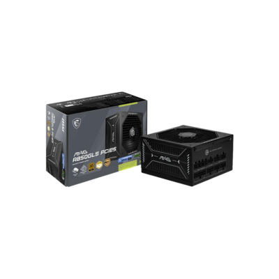 MSI MAG A850GLS PCIE5 850W 80 PLUS Gold ATX 3.1 Fully Modular