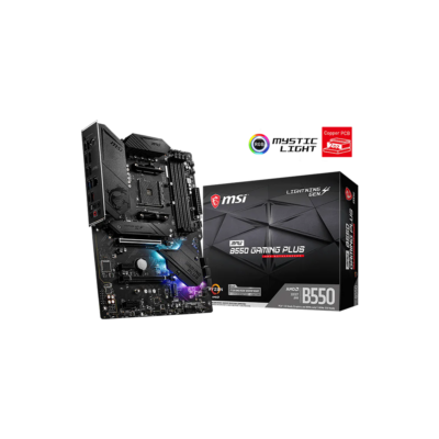 MSI MPG B550 GAMING PLUS Socket AM4 AMD B550 Chipset ATX DDR4