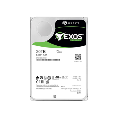 Seagate Exos Enterprise HDD ST20000NM002H 20TB 7200RPM SATA 6Gb/s 256MB Cache 3.5