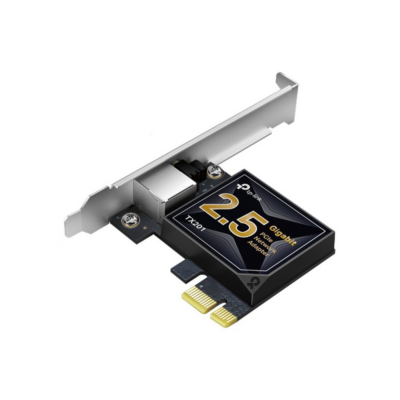 TP-Link TX201 2.5 Gigabit PCIe Network Adapter PCIe 2.1 x1 1x RJ45 Ethernet Port