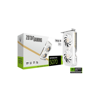 ZOTAC Twin Edge OC White Edition GeForce RTX 5070 12GB GDDR7