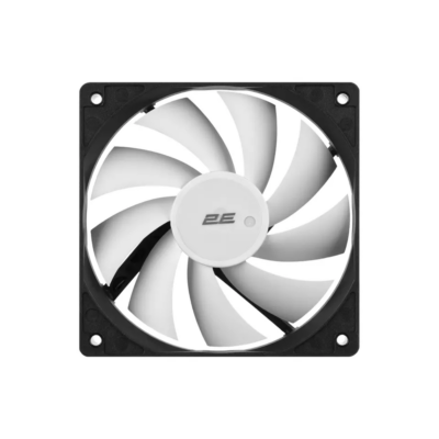 2E F120-SN 120mm Case Fan 500-1500RPM 4-Pin 24dBA Black