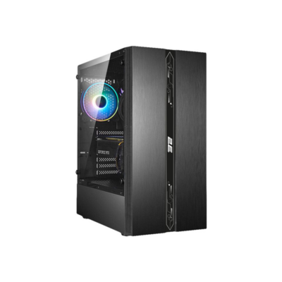 2E Runa G2107 Mid-Tower Gaming PC Case Black