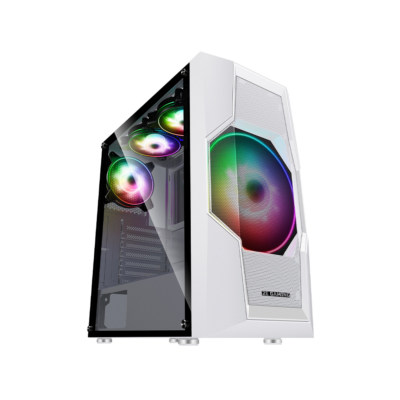 2E Turbo G2057W Mid-Tower Gaming PC Case White