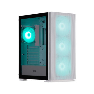2E Virtus Neo G3301NW ATX Gaming PC Case White