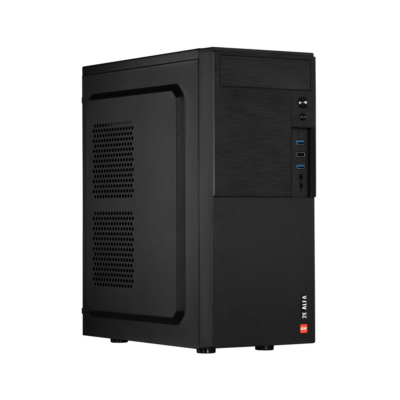 2E Alfa E190-3U Mid-Tower PC Case Black