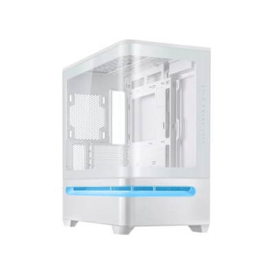 ASUS Prime AP202 TG mATX PC Case White