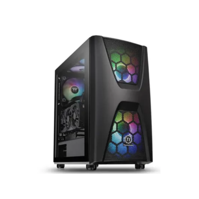 At Home Thermaltake Commander C34 TG ARGB Mid-Tower ATX Case Black