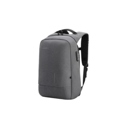 Kingsons Anti Theft Commuter Backpack With USB Charger 17.1 Grey - KS3149W-D