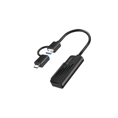 Logilink AU0062 USB-A/USB-C 2-in-1 to SATA Adapter USB 3.2 Gen1 Compatible Black