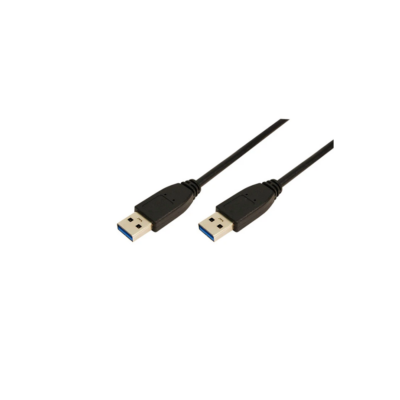 Logilink CU0038 USB 3.0 Cable AM to AM black 1m