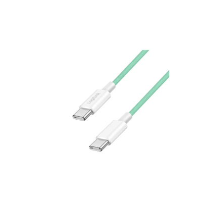 Logilink CU0348 USB-C to USB-C Cable 60W Nylon Green 1.5m