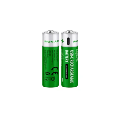 Logilink LR03RCB2 AAA 1.5 V Li-Ion 550mAh USB-C Rechargeable Batteries 2pcs