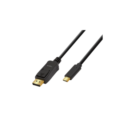 Logilink UA0335 4K/60Hz USB Type-C 3.2 Gen1 to DP Cable Black 1.8m