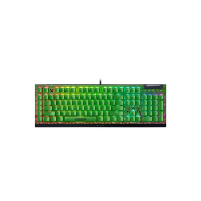 At Home Razer Keyboard mechanical BlackWidow V4 X 110key Green Switch USB-A EN RGB Minecraft Ed