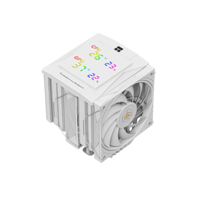 At Home THERMALRIGHT Royal Knight 120 Digital WHITE CPU Universal Cooler