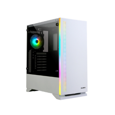 Zalman S5 White Mid-Tower PC Case White
