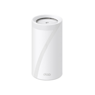 TP-Link Deco BE85 BE19000 Tri-Band Whole Home Mesh Wi-Fi 7 Unit 1-Pack 10Gbps + 2.5Gbps Ports Black