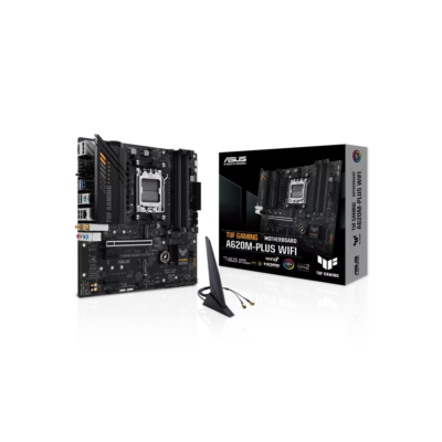 ASUS TUF GAMING A620M-PLUS Wi-Fi AMD A620 AM5 mATX 4x DDR5