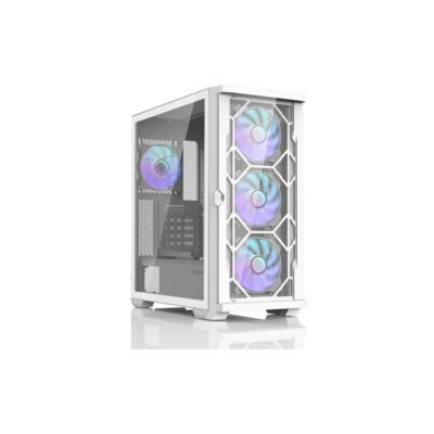 Zalman Z10 Duo White Mid-Tower PC Case White