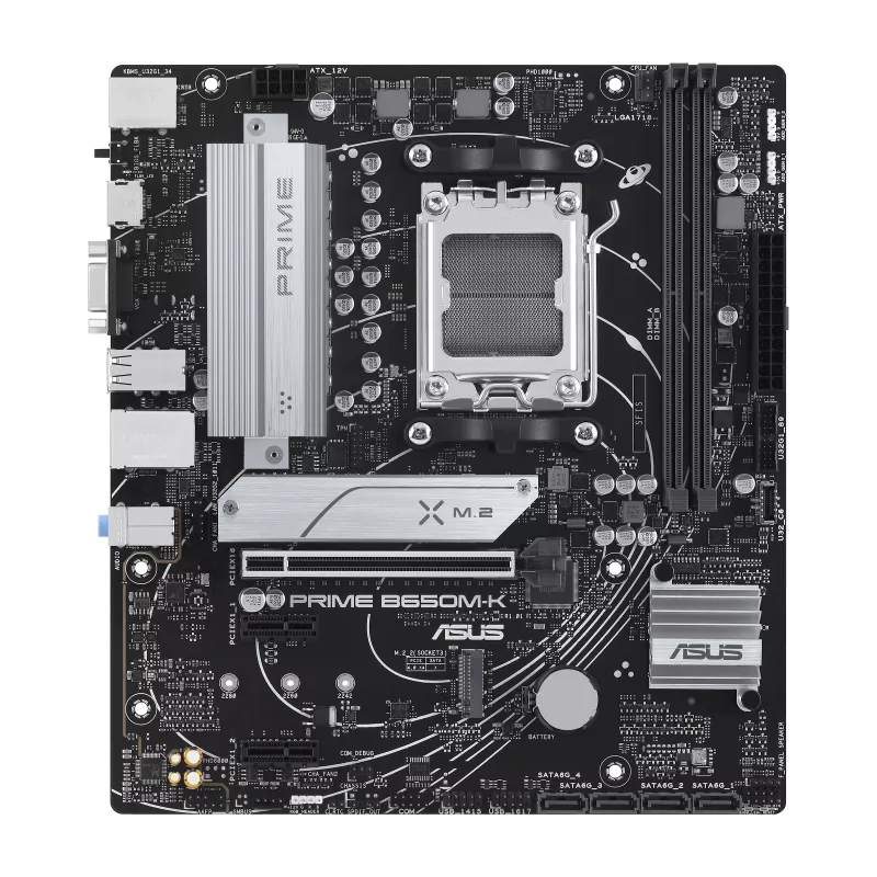 ASUS PRIME B650M-K AMD B650 AM5 mATX 2x DDR5 ASUS PRIME B650M-K AMD B650 AM5 mATX 2x DDR5 - Image 2