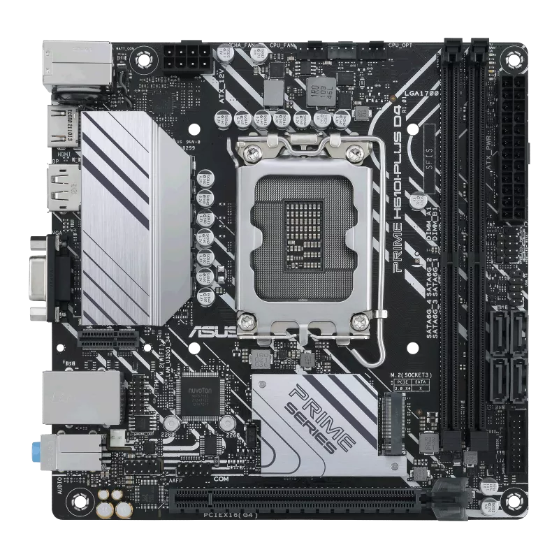 ASUS PRIME H610I-PLUS D4-CSM Intel H610 LGA1700 Mini-ITX 2x DDR4 ASUS PRIME H610I-PLUS D4-CSM Intel H610 LGA1700 Mini-ITX 2x DDR4 - Image 2
